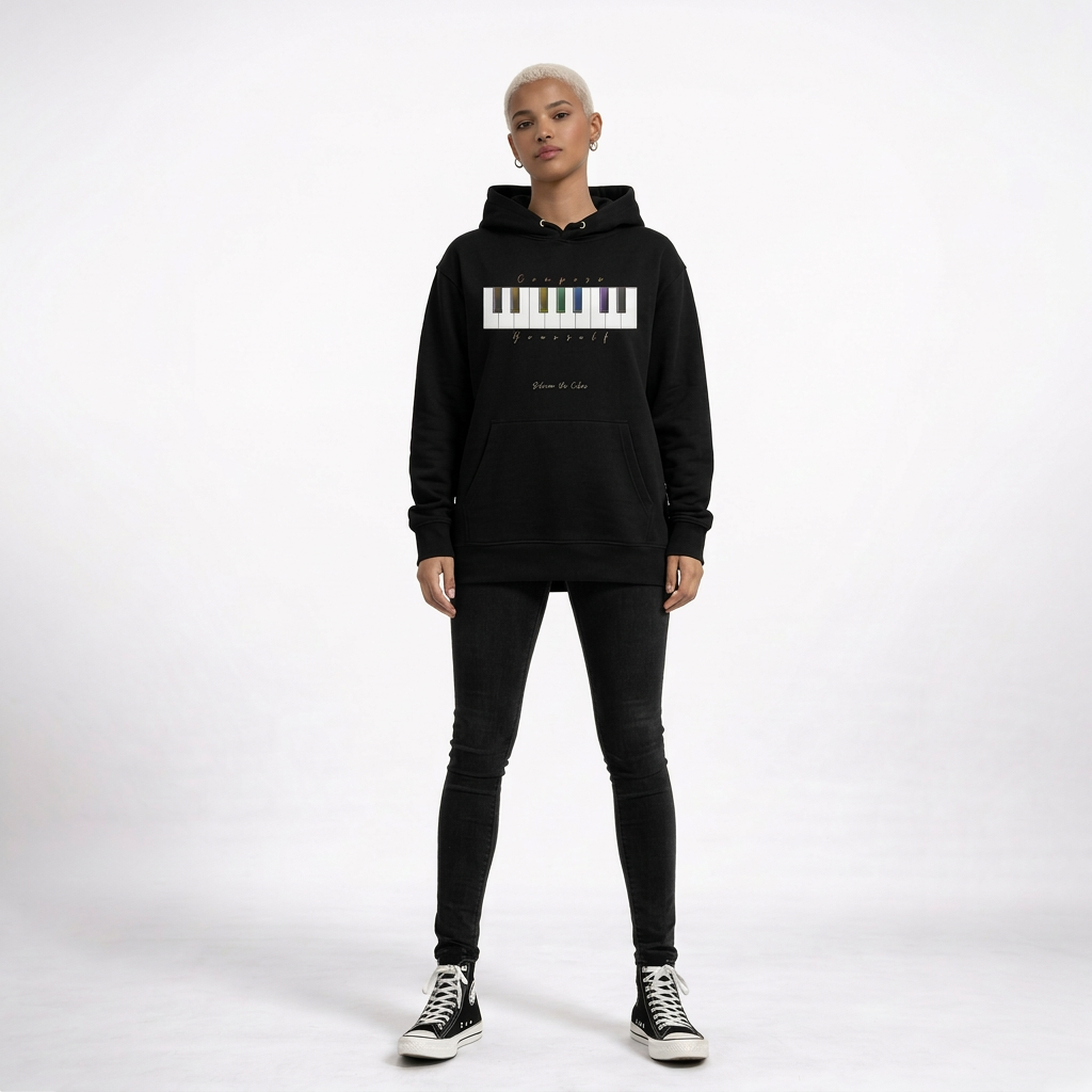 "Compose Yourself" Bio-Kapuzenpullover