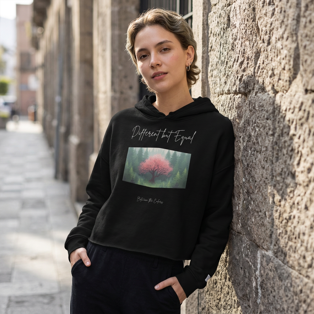 Crop, Cropped, Hoodie, Queer, LGBT, LOGBTQ, LGBTQIA+,Non-Binary, Fashion, Mode, Pullover, Unisex, 