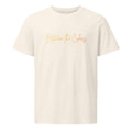"Outside the Binary" Unisex Bio-T-Shirt in Vintage-Weiß – Queer Non-Binary Genderfluid Fashion von Between the Colors