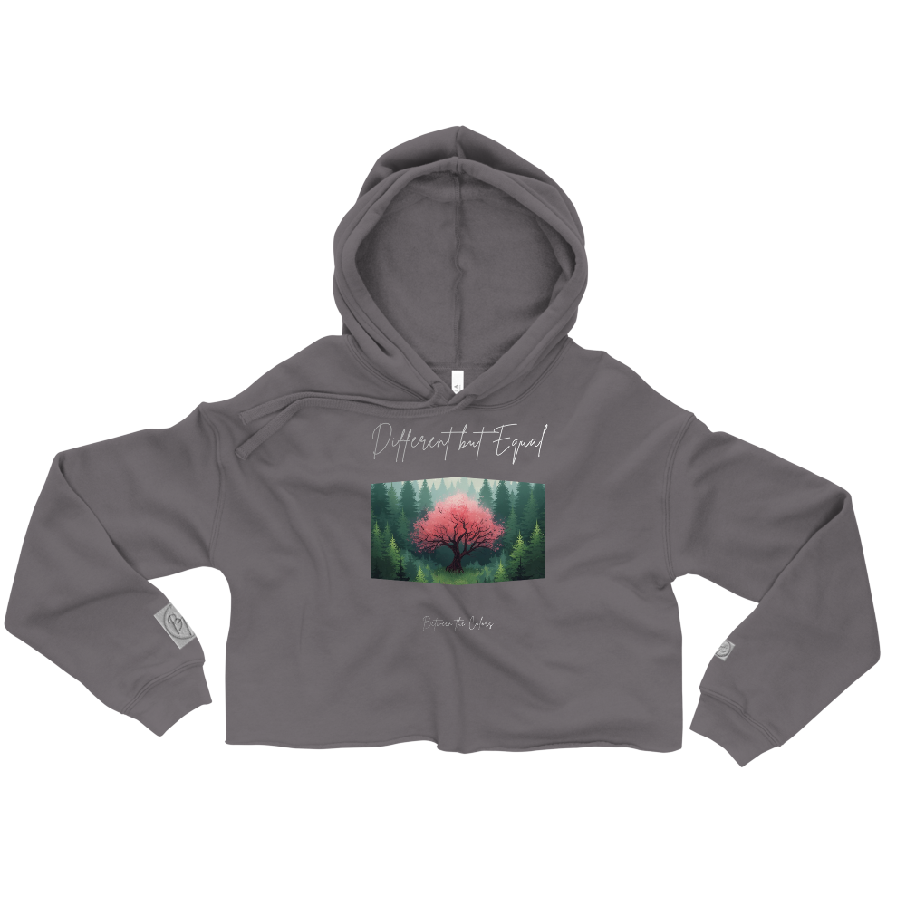 "Different but Equal" Unisex Crop-Hoodie